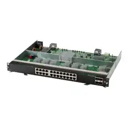 HPE Aruba 6400 - Module d'extension - 10Gb Ethernet x 24 + 1Gb Ethernet - 10Gb Ethernet - 25Gb Ethernet - 50... (R0X42A)_1